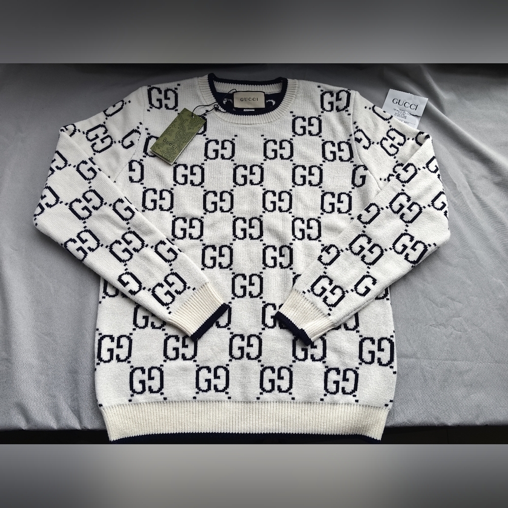 GUCCI GG cotton knit sweater